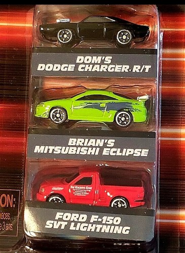 Nano Hollywood Rides Fast & Furious Confezione da 2x 3 Collezionisti Serie Die-Cast! HTF!🔥 - Foto 5 di 6
