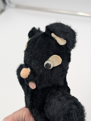 Oso de peluche vintage Ice Follies Inky Mascota Patinaje sobre hielo con patines originales años 50 - Imagen 2 de 15