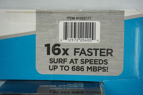 Kabelmodem ARRIS SB6183 SURFBoard 16 x 4 686 Mbps DOCSIS 3.0 schwarz - Brandneu - Bild 4 von 4
