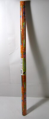 Vintage 2005 American Greetings Sponge Bob Square Pants Gift Wrapping Paper