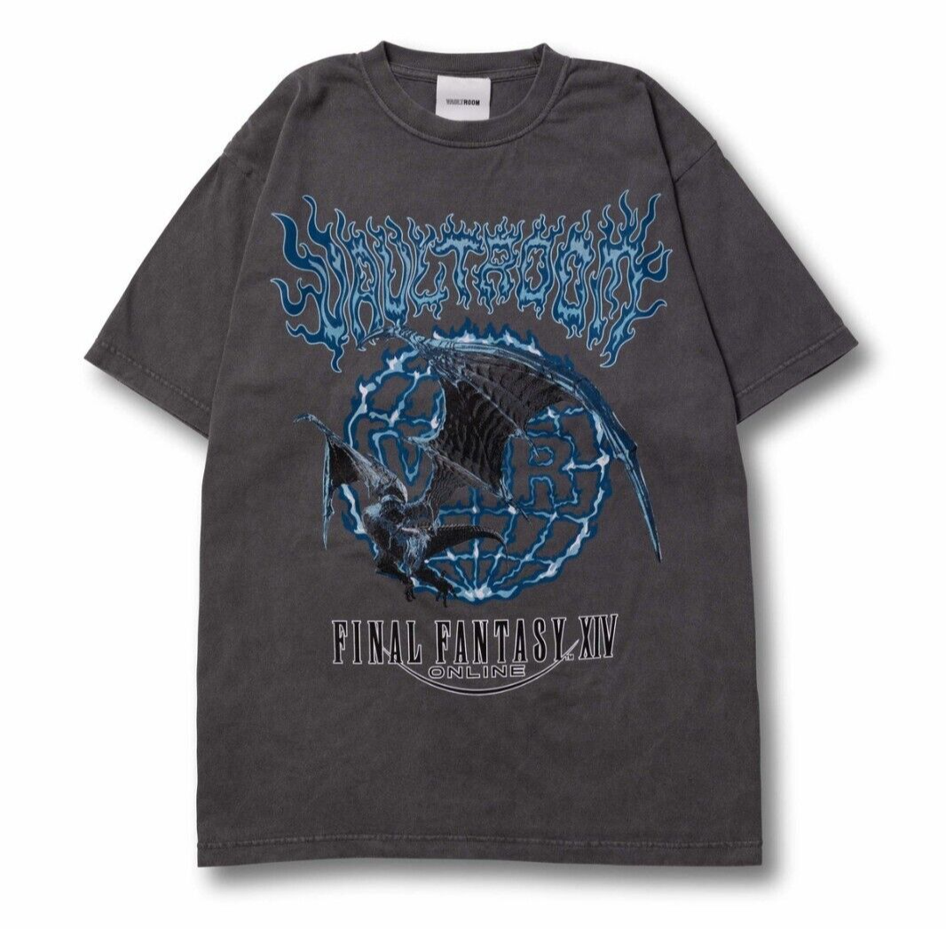 Vaultroom VR × Final Fantasy XIV FFXIV BAHAMUT TEE T-shirt Vaultroom VR × Final Fantasy XIV FFXIV BAHAMUT TEE T-shirt