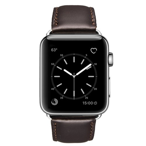 Genuine Leather Watch Band Strap For Apple Watch Series 1 2 3 4 5 38/40mm 42/44 - Picture 6 of 10
