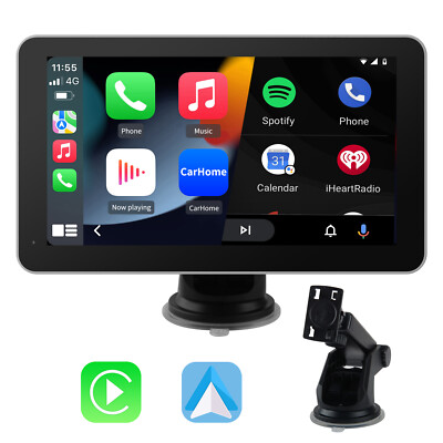 Android Auto Apple CarPlay Tragbar 7'' QLED Display Autoradio Bluetooth Airplay