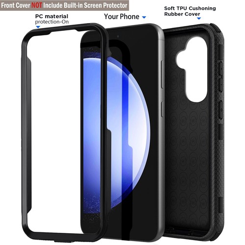 For Samsung Galaxy S23 FE 5G Phone Case Hybrid Shockproof Hard Soft Rubber Cover - Picture 51 of 88