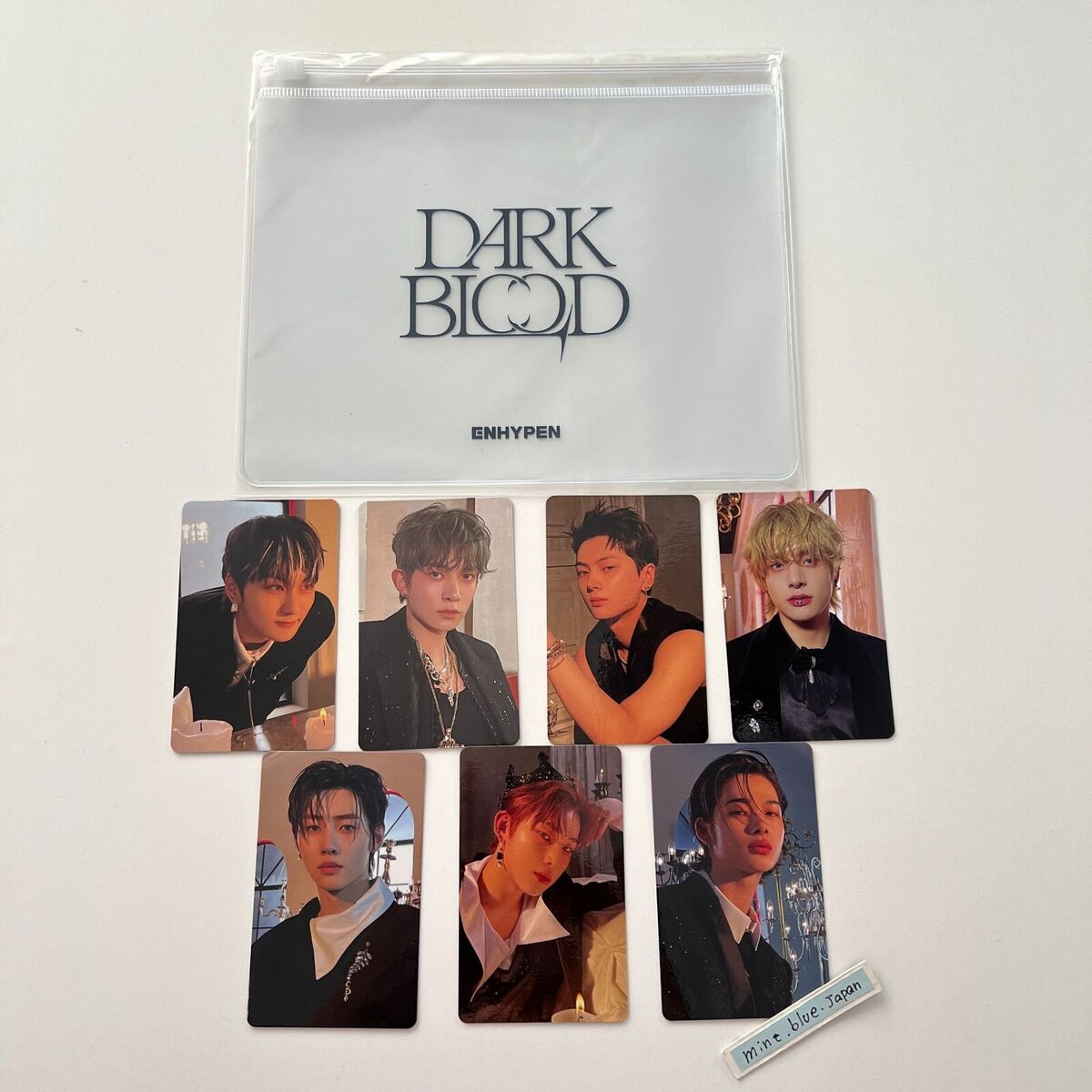 ENHYPEN DARK BLOOD weverse JP lottery event Slider pouch ENHYPEN DARK BLOOD weverse JP lottery event Slider pouch