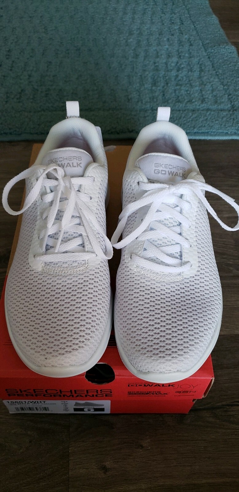 skechers go walk joy paradise white