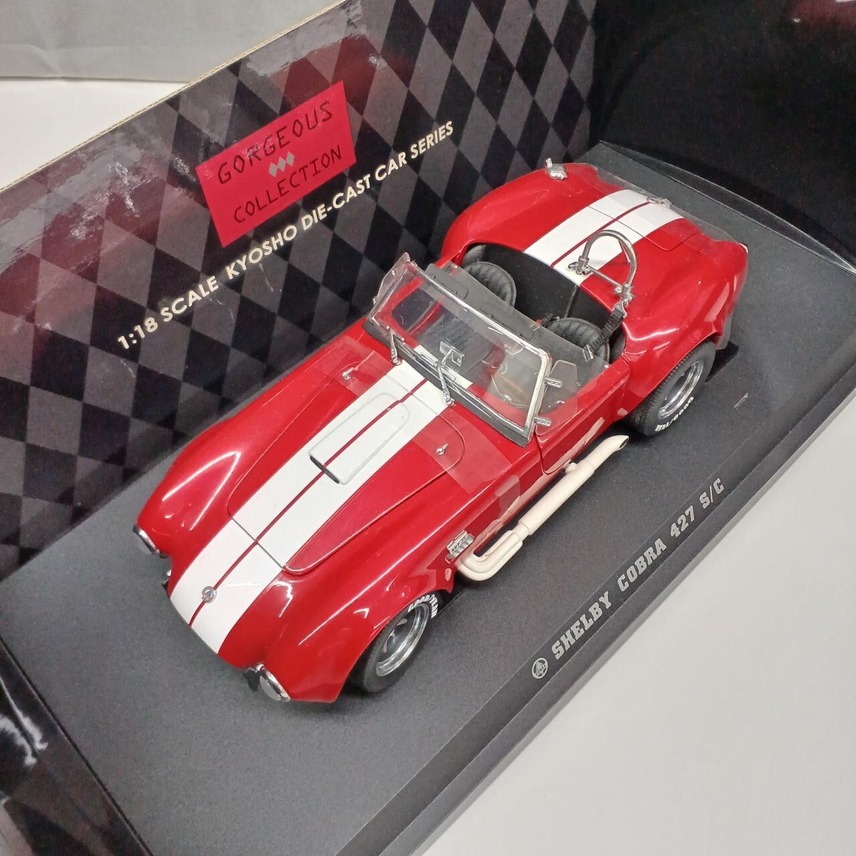 【レア】Kyosho 1:18 Shelby Cobra 427 S/C 1/18 Kyosho Shelby Cobra 427 S/C (Black) Diecast Car Model