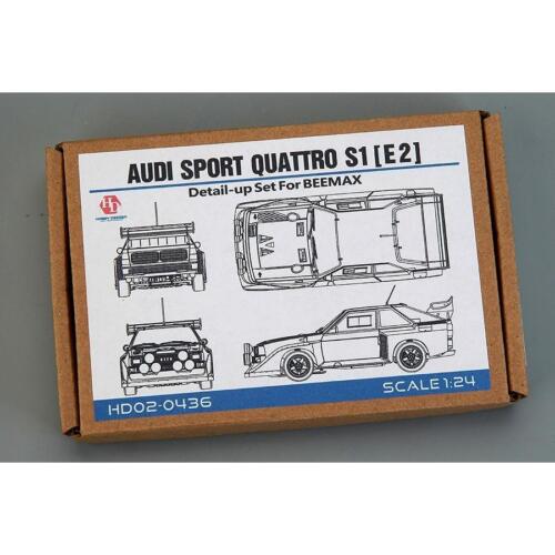 Hobby Design Hd02-0436 1/24 Audi Sport Quattro S1 E2 Detail Up Set For Beemax - 第 1/3 張圖片