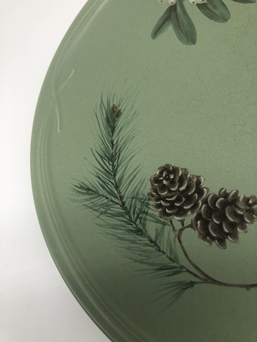Green Pfaltzgraff Plate 11” Winter wood Portfolio Chicka Replacement Dinner A1 - Picture 2 of 7