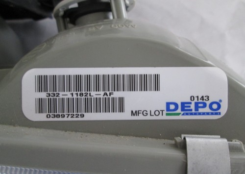 2002-06 Tahoe/Suburban/Silverado L Headlight Assembly DEPO Auto Parts 3321182LAC - Picture 6 of 8