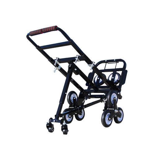 TECHTONGDA Foldable Stair Climbing Hand Truck Cardan Wheel with 2 Spare Tires - Picture 2 of 12