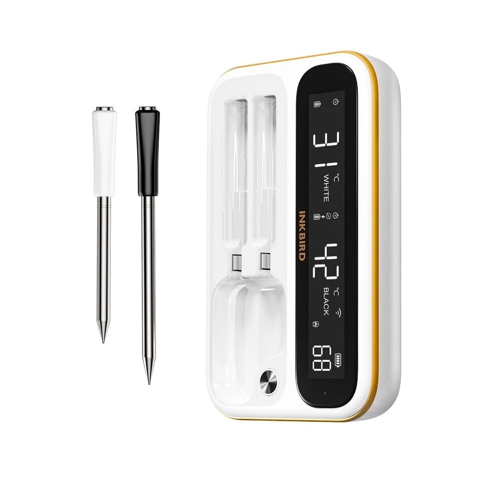 2/4 Sondas Termómetro Barbacoa Sin Cable INKBIRD Wi-Fi Bluetooth Parrilla Termómetro Foto 3 de 4