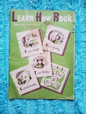 Vintage 1941 Learn How Book No 170 Crochet Knitting Tatting Embroidery K Dixon