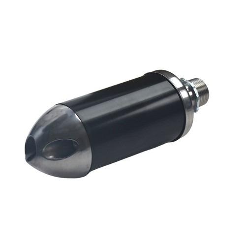 Black 3/4" Threaded Aluminium Exhaust Muffler Kit For 212cc GX200 GX160 Go Kart - Picture 7 of 10