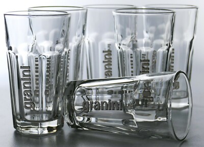 6 x Granini 33 cl  Longdrinkglas Erfrischungsgetränk Cocktail Wellen im Glas 719