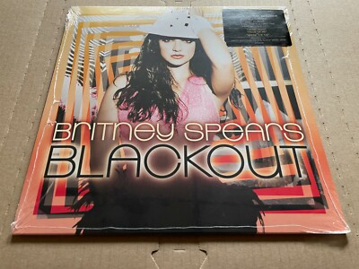 NEW SUPER RARE Britney Spears - Blackout BLACK / WHITE SWIRL Vinyl LP