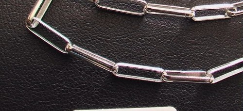 Collares de cadena de eslabón alargado de plata esterlina 925. 18""-22", 6-7,6 gramos - Imagen 19 de 31