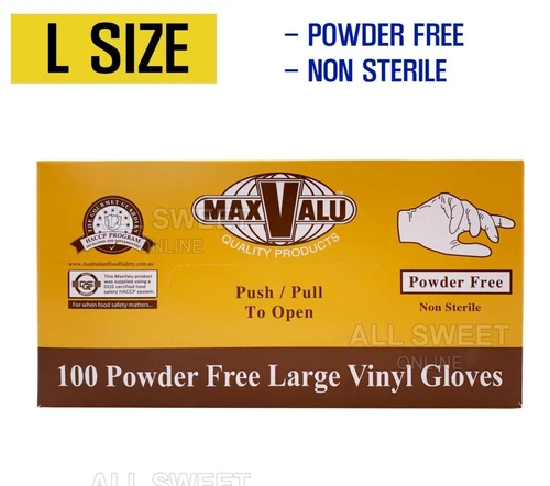 Disposable Clear Vinyl Gloves Powder Free Latex Free Food Safe S/M/L/XL Size AU