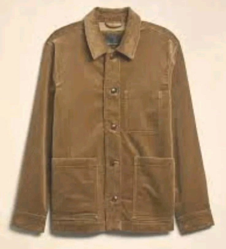 Chaqueta de pana Banana Republic Corteo talla grande alta marrón whisky Foto 2 de 4