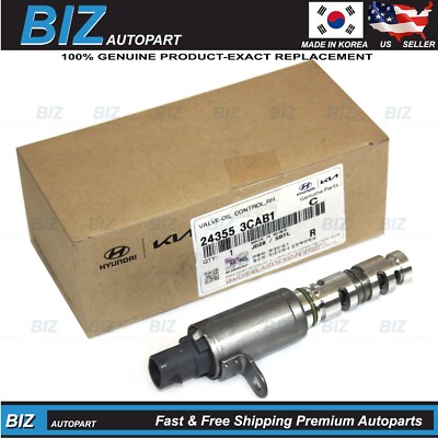 Genuine Oil Control Valve RIGHT for 2010-2014 Hyundai Kia V6 24355-3CAB1