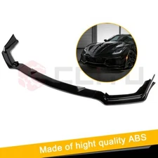 Fits INFINITI for Q50 14-17 Sport Front Bumper Body Kit Spoiler Lip Gloss Black