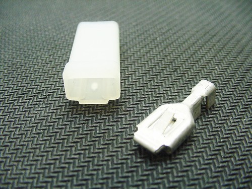 Female One Way Nylon Wire Wiring Harness Connector Housing Mopar 1955-1976 NOS - Picture 11 of 12