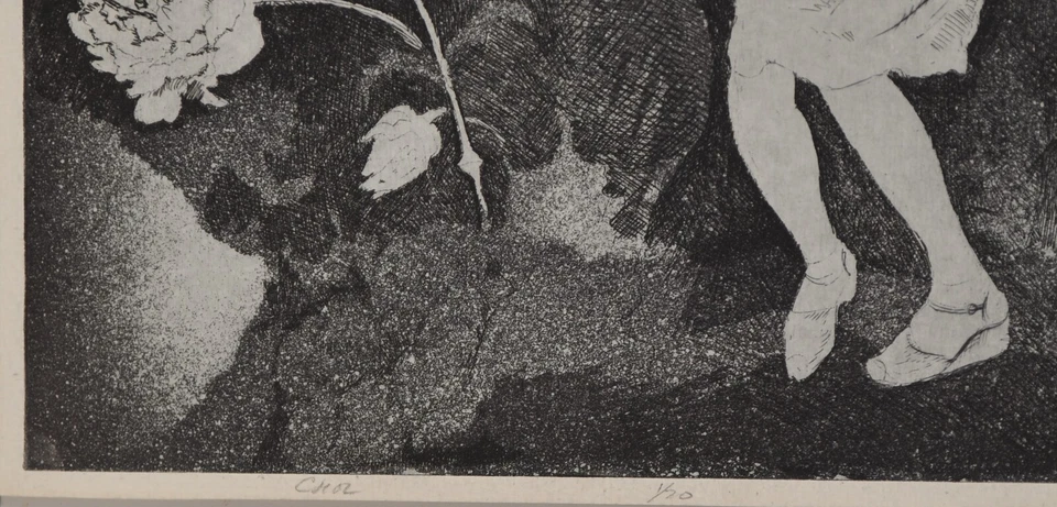Zenovich / Radierung /handsigniert / 1986 /nur 10 Exemplare - Bild 4 von 4