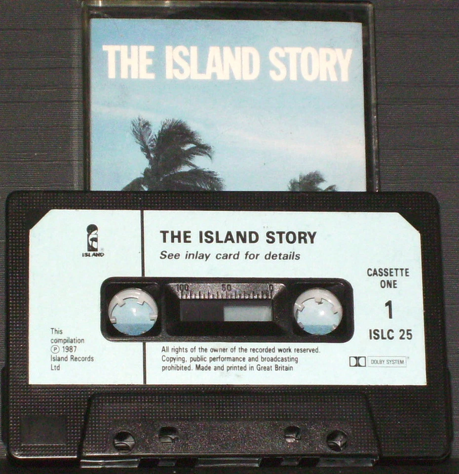 Various ‎The Island Story CASSETTE ONE ONLY ALBUM U2 ROXY TULL FREE TRAFFIC 15tr - Image 2 of 4
