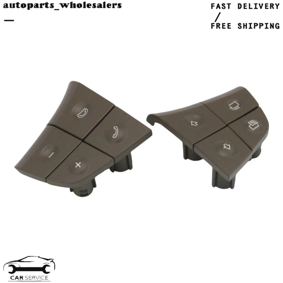 Botão interruptor de volante marrom para 2007-2009 Mercedes-Benz GL320 ML320 R320 - Imagem 2 de 4