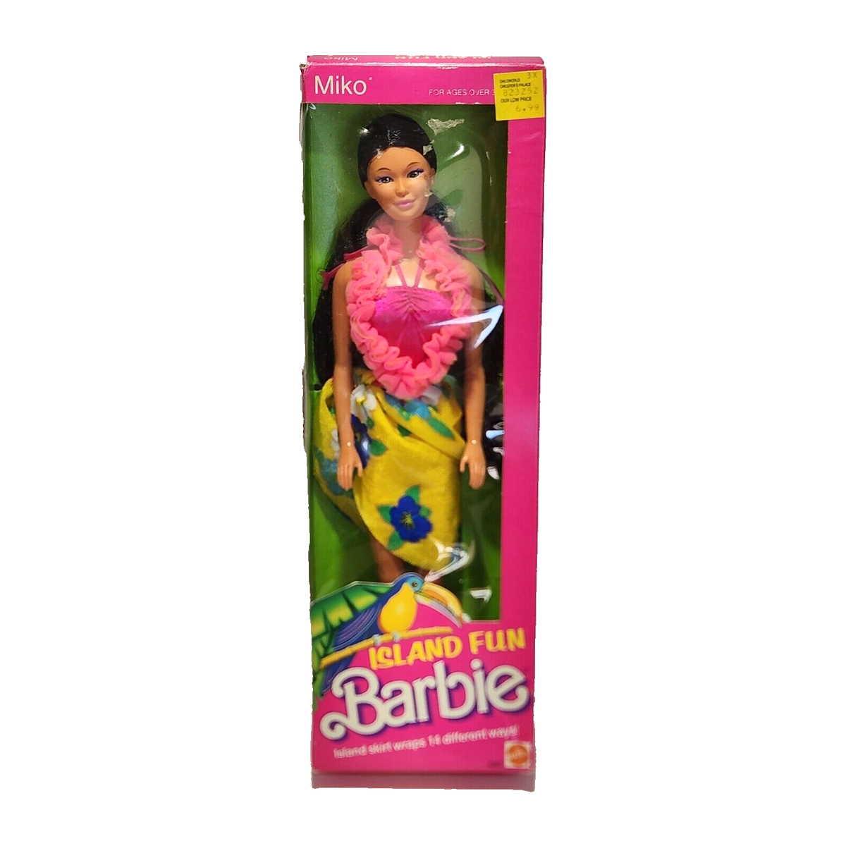 VINTAGE 1987 MATTEL BARBIE ASIAN FRIEND MIKO DOLL ISLAND FUN