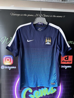 Authentic Nike Manchester City 2014-15 Football Soccer