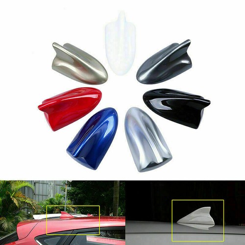 Car Roof Aerials Shark Fin Style Antenna FM/AM Signal Trim for Polo Ford Nissan - Bild 1 von 20