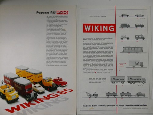 Wiking lista de precios de imágenes 1983/84 programa 1985 H-25361 | Zustand: Akzeptabel