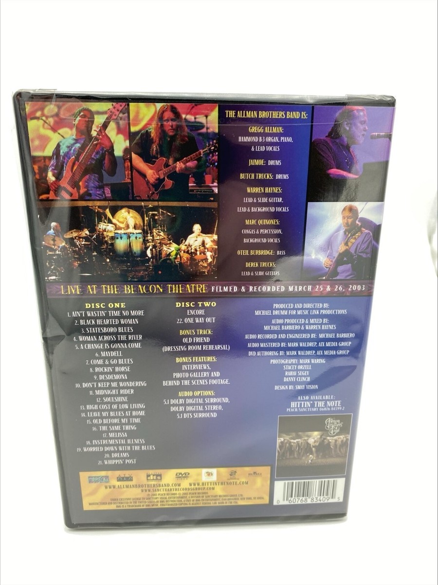 The Allman Brothers Band - Live At The Beacon Theatre (DVD, 2003