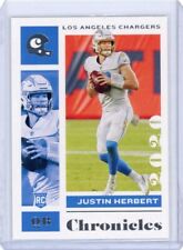 Justin Herbert Rookie 2020 Panini Chronicles #53 (RC) Los Angeles Chargers