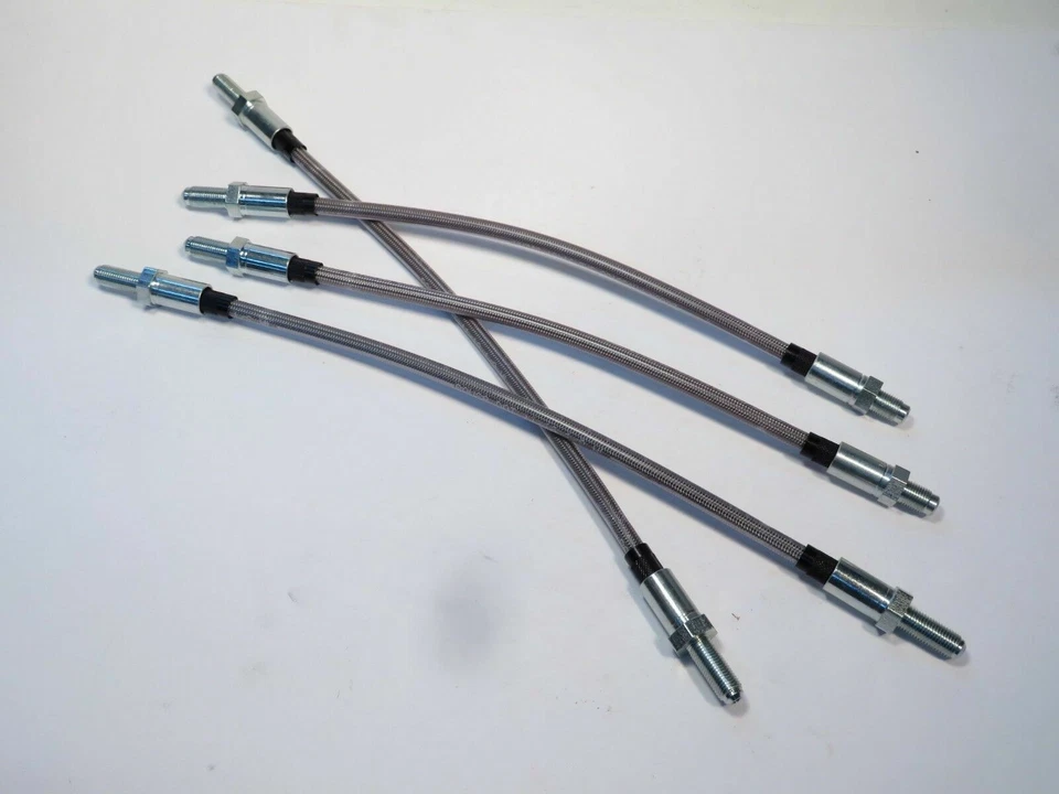 Kit de manguera de freno de acero inoxidable de 4 piezas para Lotus Esprit 1976-1986 GHP72-30x2SS Foto 2 de 2