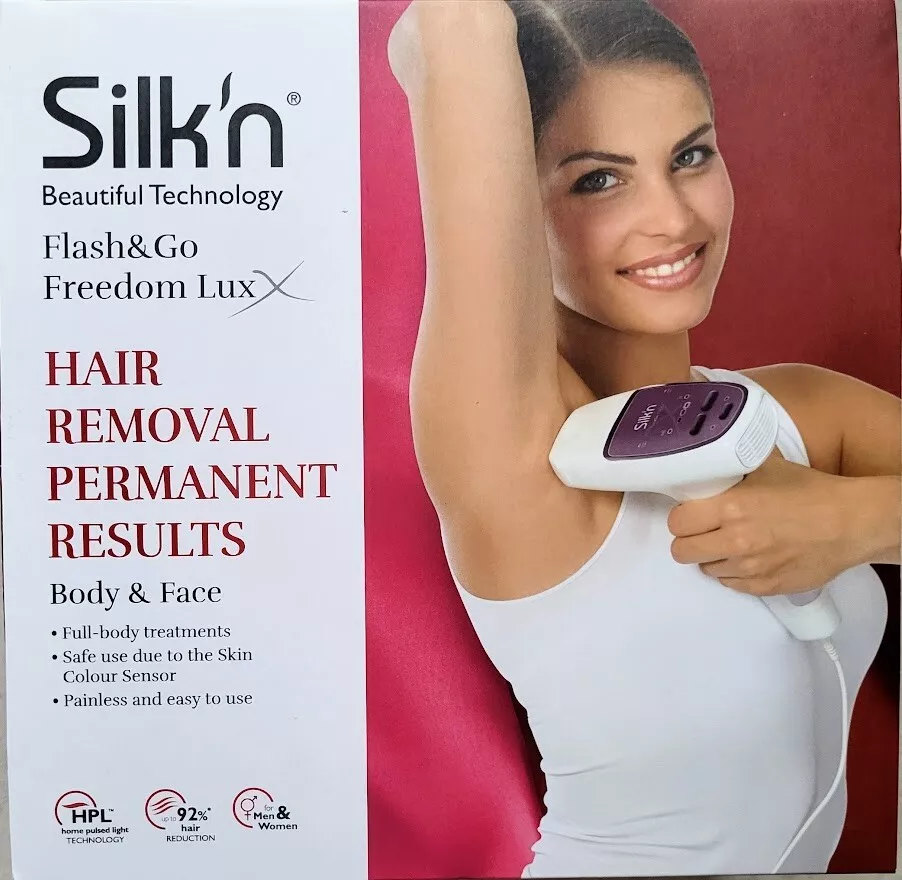 Silk n Flash Go Freedom Lux Body Face Permanent Hair Removal NEW