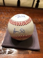 Aaron Sanchez Signed Official Minor League Baseball Psa Dna Coa Bluejays Astros