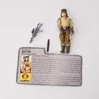 1987 Vintage GI Joe Lot ARAH Cobra Raptor v1 3.75 Figure Card Incomplete