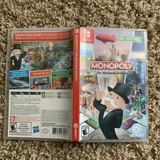 Empty Replacement Case & Artwork ONLY! Monopoly For Nintendo Switch