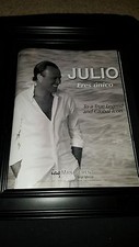 Julio Iglesias Icon Legend Rare Original Promo Ad Framed!