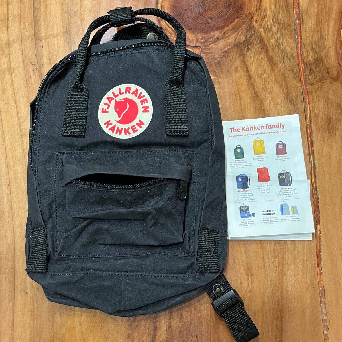 Mochila Fjällräven Kånken Mini Black 23561 Fjallraven