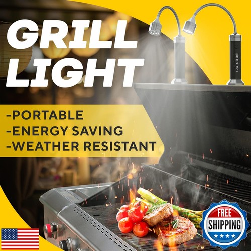 Flexible LED BBQ Grillleuchten 2er Set - Das perfekte Grillzubehör Lig - Bild 2 von 5