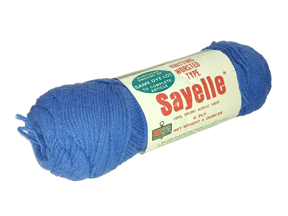 Vintage Sayelle Yarn medium purple 4ply Net Weight 4 oz New eBay