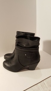 vegan black booties