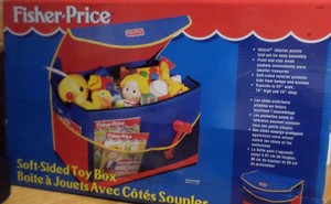 Fisher Price Soft Sided Toy Box With Pockets Great For The Car Or Grandma Ebay