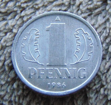 Monety, moneta ponad 1 fenig, rok 1986, NRD!!