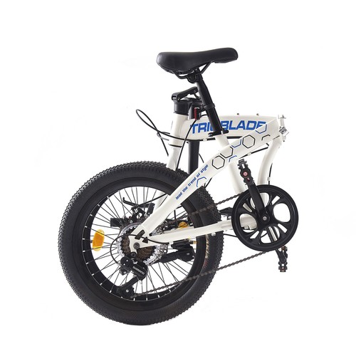 Unisex Folding Bike 20 inch Wheels 7 Speed Disc Brakes Foldable Bicycle Adult - Picture 11 of 37