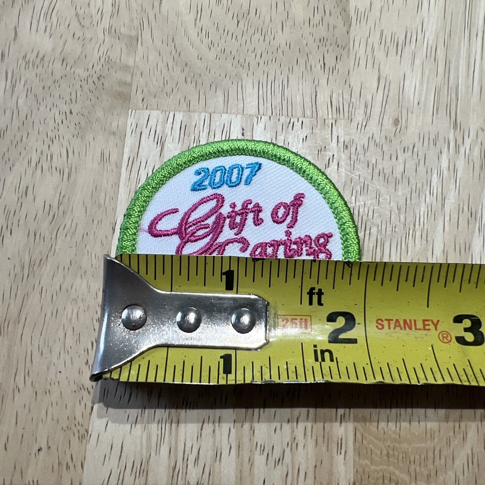 Girl Scouts Gift Of Caring Project 2007 Iron On Patch New eBay