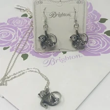 Brighton monkeying around earrings and necklace  necklace NWT earrings NWOT